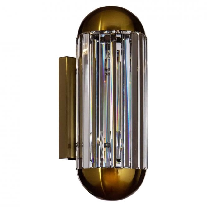 Anya Mid Century Crystal Wall Light