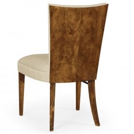 Biedermeier High Back Walnut Dining Chair 
