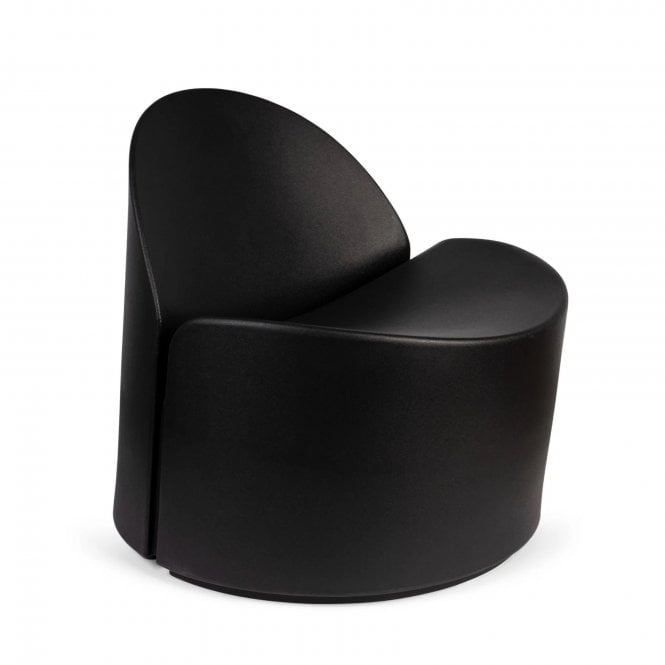 Bloom Plastic Garden Lounge Chair - Black