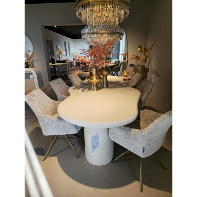 Bloomstone Modern White Dining Table 260cm