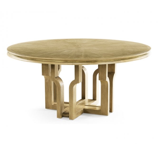 Cambrio Modern Oak 6 Seater Round Dining Table