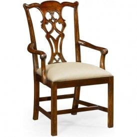 Chippendale Mahogany Dining Armchair 