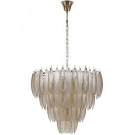 Chloe Art Deco Glass Chandelier 