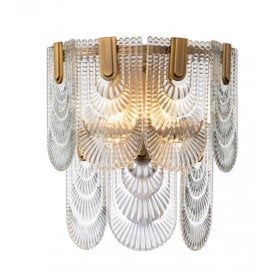 Diana Art Deco Glass Wall Light