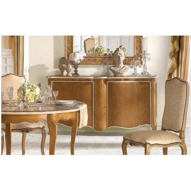 French Sideboard With 2 Doors Solid Wood
