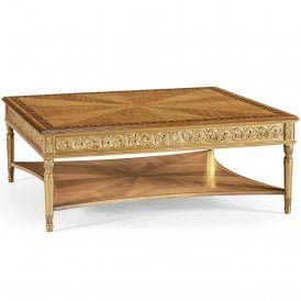 French Square Coffee Table Louis XIV - Jonathan Charles 