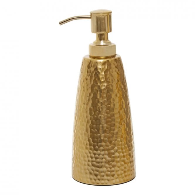 Gold Hammered Effect Soap Dispenser