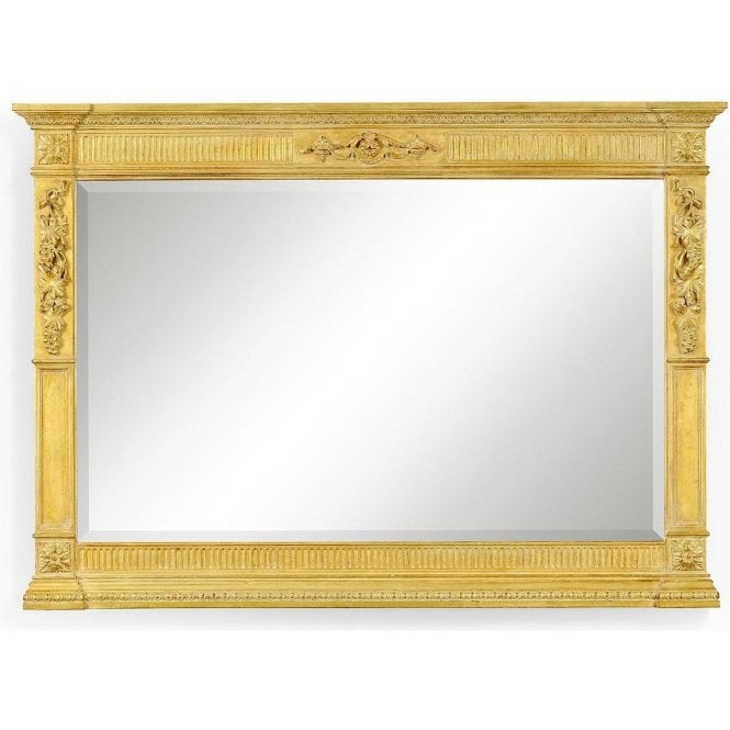 Gold Overmantle Mirror Empire Style 