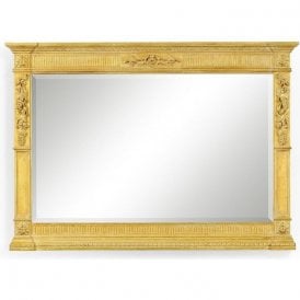 Gold Overmantle Mirror Empire Style 
