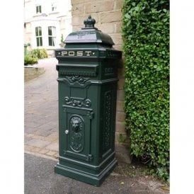 Green Free Standing Mailbox/ Postbox