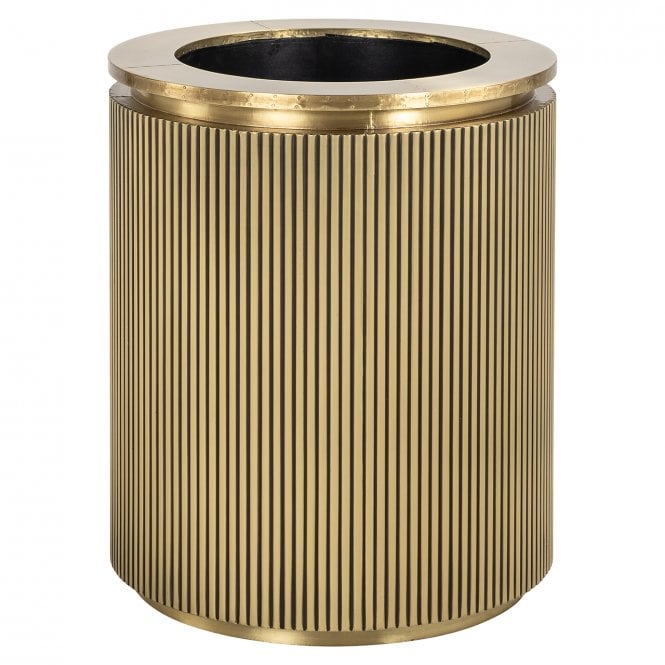 Ironville Mid Century Modern Large Gold Brass Planter - 60cm