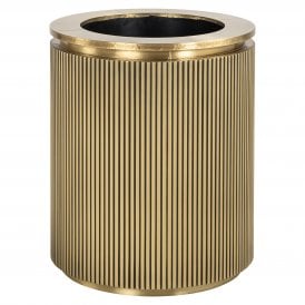 Ironville Mid Century Modern Large Gold Brass Planter - 60cm
