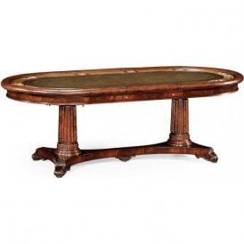 Large Mahogany Poker Table