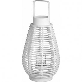 Large White Wooden Lantern