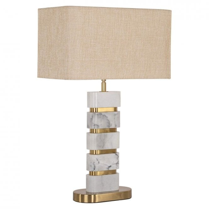 Lenore Mid Century Marble Table Lamp 