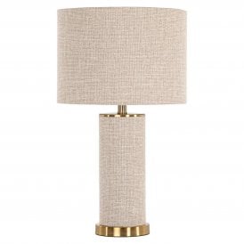 Lina Modern Beige Table Lamp 