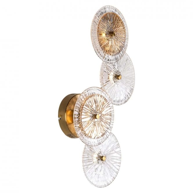 Linzi Mid Century Glass Wall Light