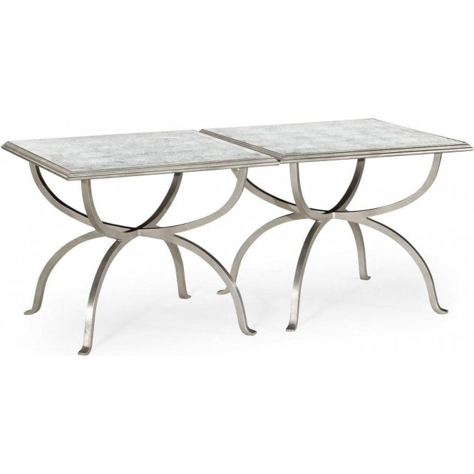 Luxury Coffee Table Set, Silver