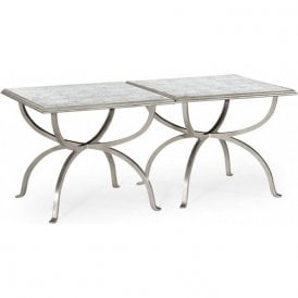 Luxury Coffee Table Set, Silver