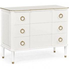Luxury Ivory Chest of Three Drawers