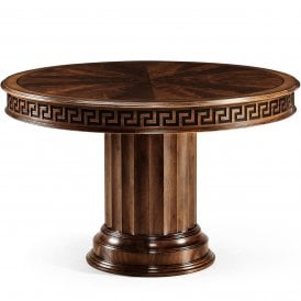 Mahogany Round Pedestal Centre Table 48''