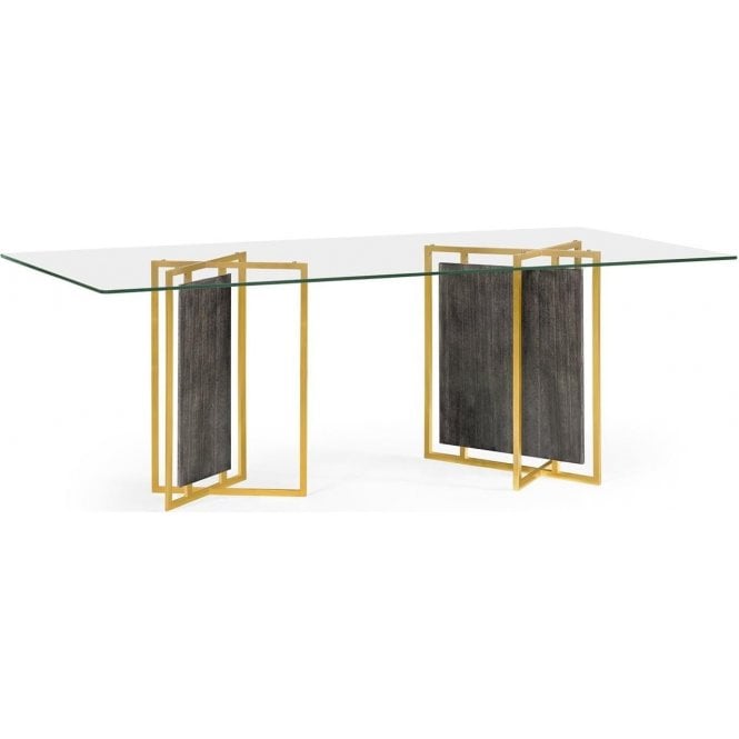 Modern 8 Seater Glass Dining Table – Jonathan Charles