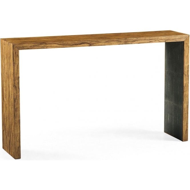 Modern Walnut Console Table - Narrow