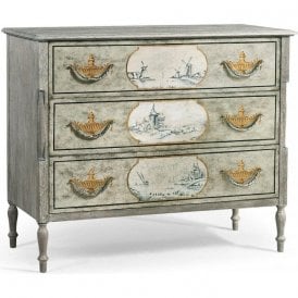 Morningside Vintage Chest of Drawers - Grey