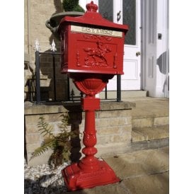 Post Box/Red Letter Box, Aluminium 
