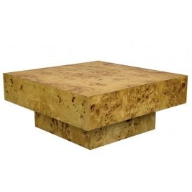 Quinn Mid Century Modern Square Coffee Table 