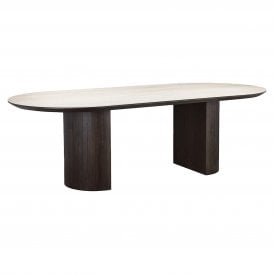 Ritz Modern Stone Top Dining Table - 240cm