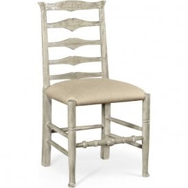 Rustic Dining Chair in Mazo - Grey