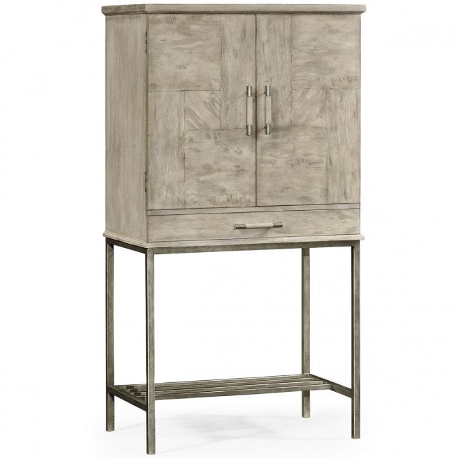 Rustic Grey Drinks Cabinet 