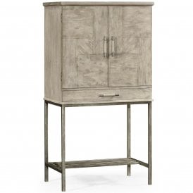Rustic Grey Drinks Cabinet 