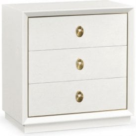 Small Chest of Drawers Crackle Ceramic Lacquer