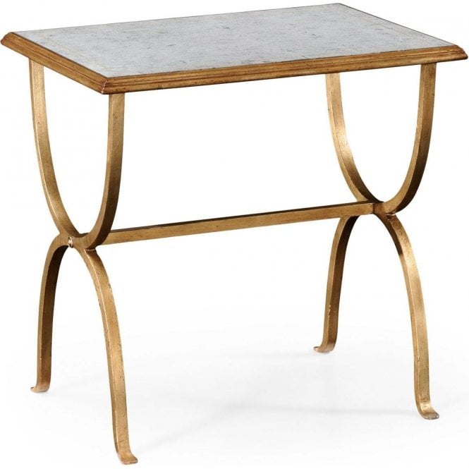 Small Side Table, Mirrored