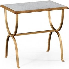 Small Side Table, Mirrored