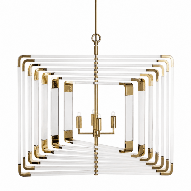 Spiral Rivoli Modern Ceiling Light - Acrylic
