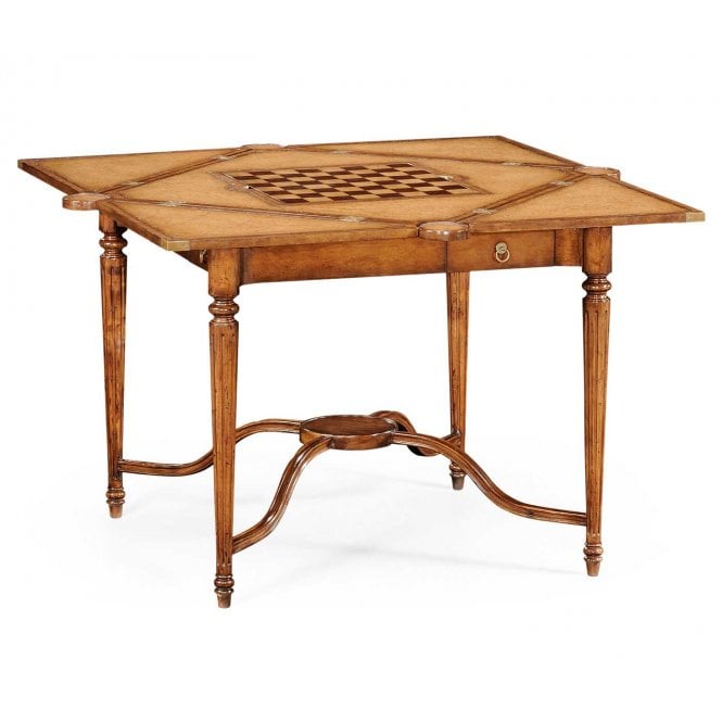 Square Card Table Chess & Backgammon Game Table