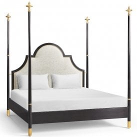 Super King Four Poster Bed Upholstered In Shambala 