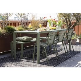 Vondel Aluminium Garden Table 214cm - Green