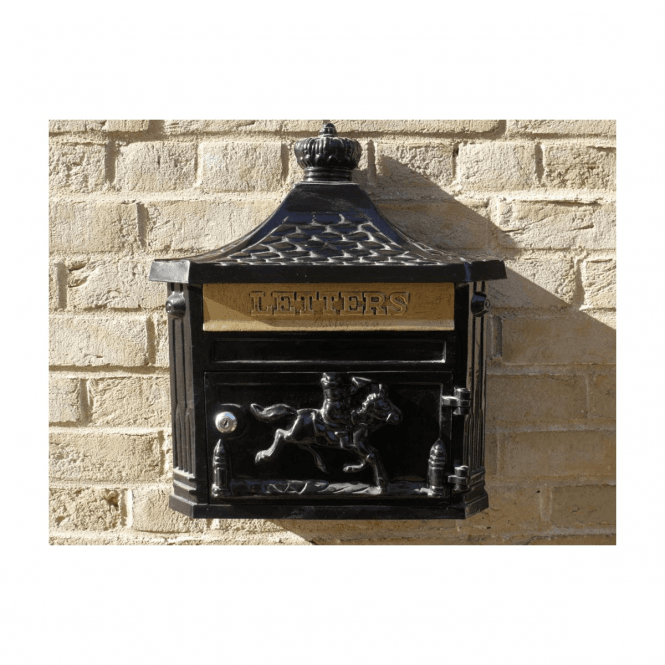Wall Mounted Mailbox / Black Letterbox