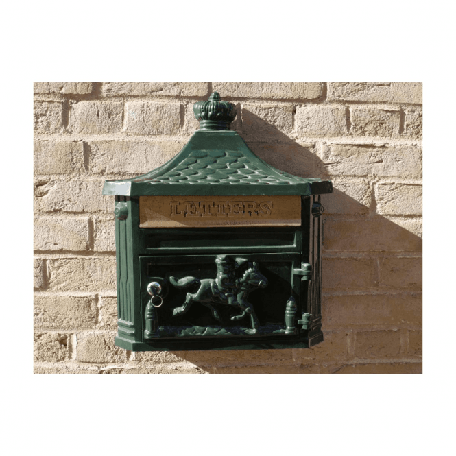Wall Mounted Mailbox / Green Letterbox