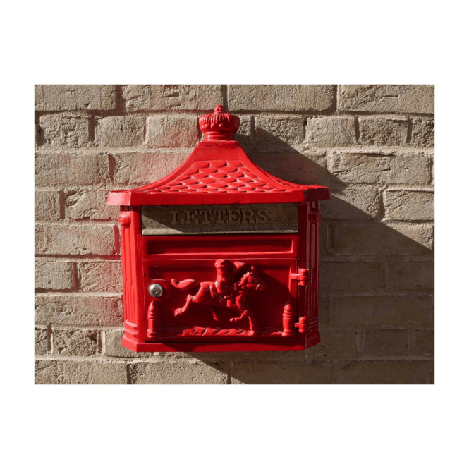 Wall Mounted Mailbox / Red Letterbox