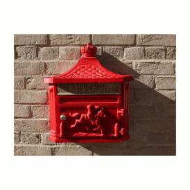 Wall Mounted Mailbox / Red Letterbox