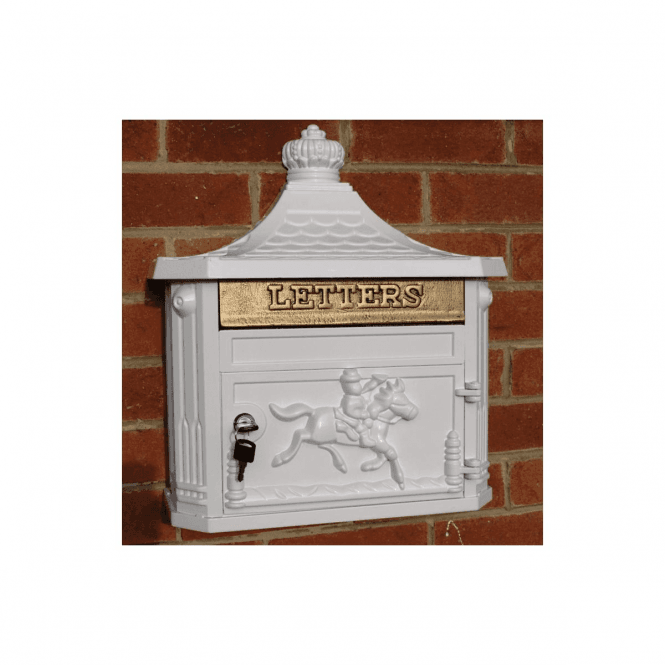 Wall Mounted Mailbox / White Letterbox