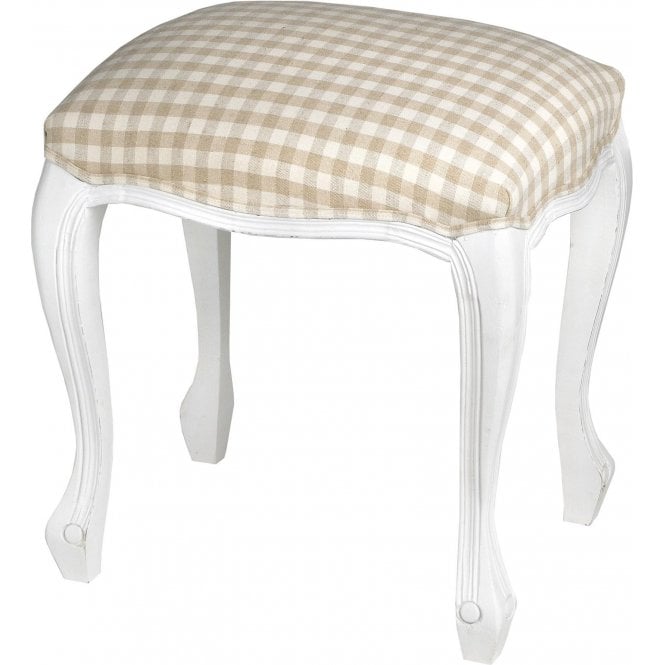 White Dressing Table Stool